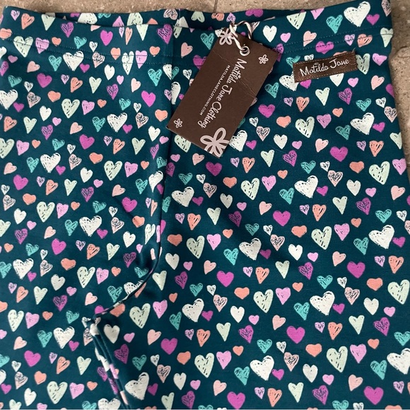 💕NWT Matilda Jane Heart Set 💕 Girls Size 12 Adorable Heart Tunic and Leggings - Picture 9 of 11